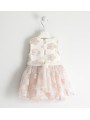 Elegante abito iDo in tulle. Variante colore unico per bambina da 3 a 7 anni