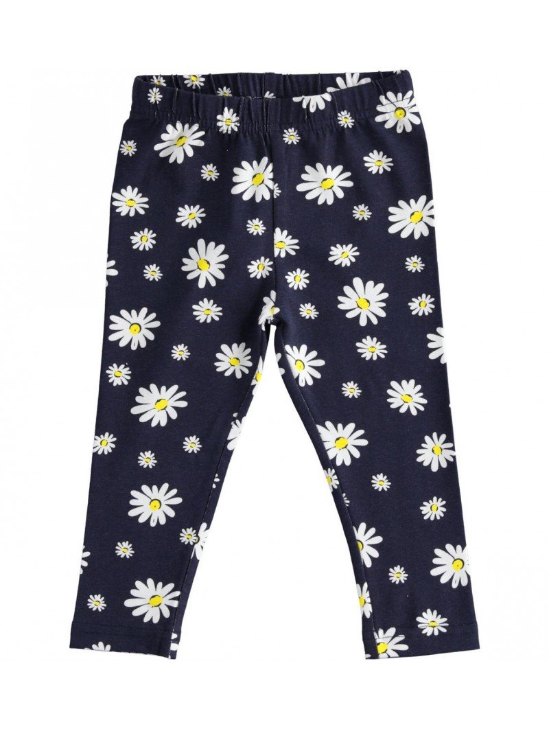 Leggings lungo iDo in cotone in due diverse fantasie per bambina da 9 mesi a 7 anni