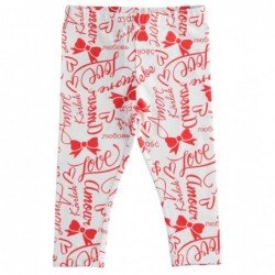 Leggings lungo iDo in cotone in due diverse fantasie per bambina da 9 mesi a 7 anni