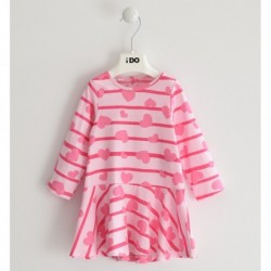 Abito iDo in cotone variante colore unico per bambina da 6 mesi a 7 anni