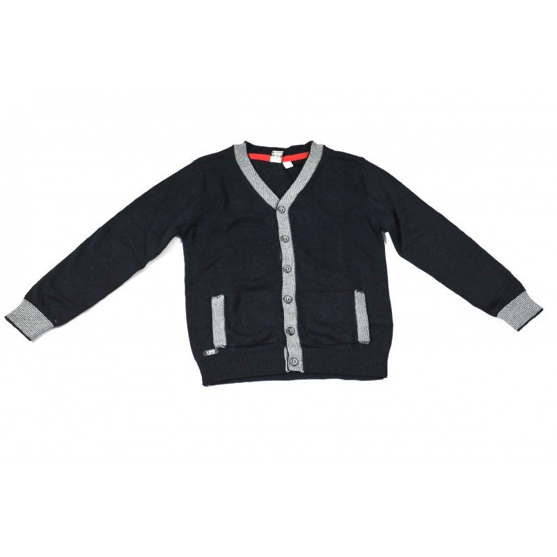 Cardigan iDO 100% cotone variante colore unico per bambino da 3 a 7 anni