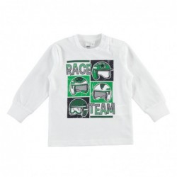 Maglia girocollo iDo 100% cotone variante colore unica per bambino da 6 mesi a 7 anni