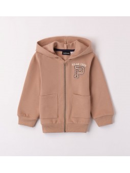 Felpa con zip e cappuccio...