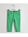 Pantalone iDo in twill di cotone stretch in quattro varianti colore per bambino da 3 a 7 anni