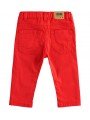 Pantalone iDo in twill di cotone stretch in quattro varianti colore per bambino da 3 a 7 anni