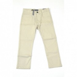 Pantalone Sarabanda in twill stretch di cotone in due varianti colore per bambino da 3 a 7 anni