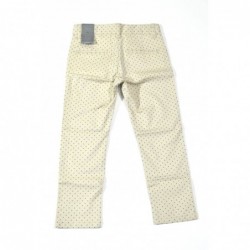 Pantalone Sarabanda in twill stretch di cotone in due varianti colore per bambino da 3 a 7 anni