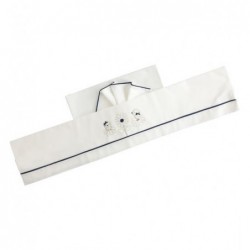 Lenzuolino per carrozzina Minibanda 100% cotone variante colore unico per neonata