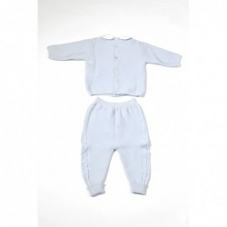 Set prima nascita Stella 4 pezzi 100% lana colore variante unica per neonato