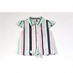 Camicia Guess in misto lino variante colore unico per bambina da 3 a 7 anni