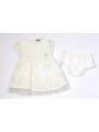 Abito Guess in pizzo variante colore unico per bambina da 3 a 24 mesi