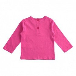 Maglia girocollo iDo in cotone variante colore unico per bambina da 12 mesi a 7 anni