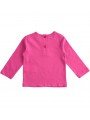 Maglia girocollo iDo in cotone variante colore unico per bambina da 12 mesi a 7 anni