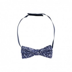 Elegante papillon Sarabanda in popeline stretch variante colore unico per bambino da 3 a 7 anni