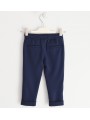 Elegante pantalone Sarabanda in punto milano stretch variante colore unico per bambino da 3 a 7 anni
