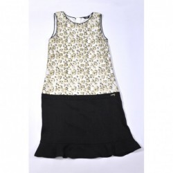 Elegante abito Guess in satin variante colore unico per ragazza da 8 a 16 anni