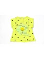 T-shirt manica corta Sarabanda in jersey 100% cotone variante colore unico per bambina da 9 a 24 mesi