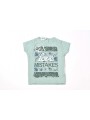 T-shirt manica corta iDo in jersey 100% cotone variante colore unico per bambina da 9 a 24 mesi