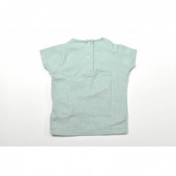 T-shirt manica corta iDo in jersey 100% cotone variante colore unico per bambina da 9 a 24 mesi