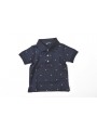Polo manica corta Sarabanda 100% cotone variante colore unico per bambino da 9 a 24 mesi