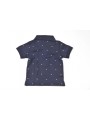 Polo manica corta Sarabanda 100% cotone variante colore unico per bambino da 9 a 24 mesi