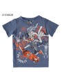 T-shirt manica corta Sarabanda 100% cotone variante colore unico per bambino da 9 a 24 mesi