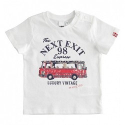 T-shirt manica corta iDO 100% cotone variante colore unico per bambino da 9 a 24 mesi