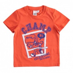 T-shirt manica corta iDo 100% cotone in quattro varianti colore per bambino da 9 mesi a 7 anni