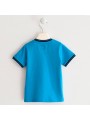 T-shirt manica corta Sarabanda in jersey 100% cotone variante colore unico per bambino da 9 mesi a 7 anni