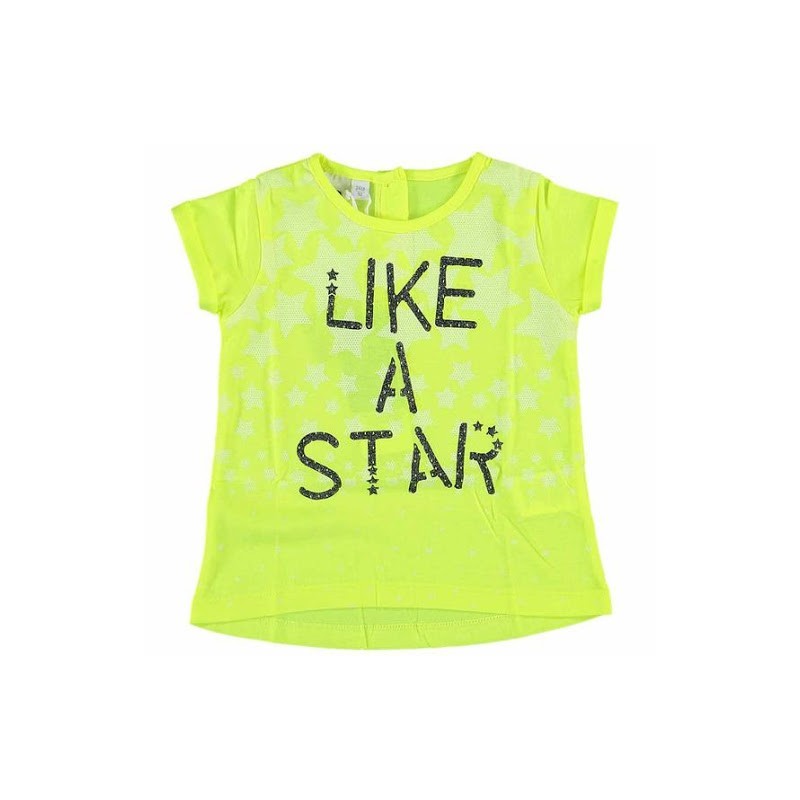 T-shirt manica corta iDo in jersey 100% cotone variante colore unico per bambina da 9 a 24 mesi T-shirt manica corta iDo in jersey 100% cotone variante colore unico per bambina da 9 a 24 mesi