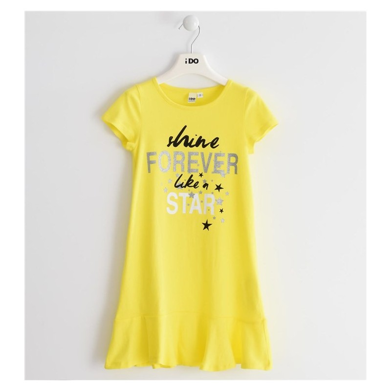 Abito iDo in jersey 100% cotone in tre varianti colore per ragazza da 8 a 16 anni Abito iDo in jersey 100% cotone in tre varianti colore per ragazza da 8 a 16 anni