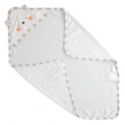 Accappatoio unisex iDo in spugna 100% cotone variante colore unico per neonati