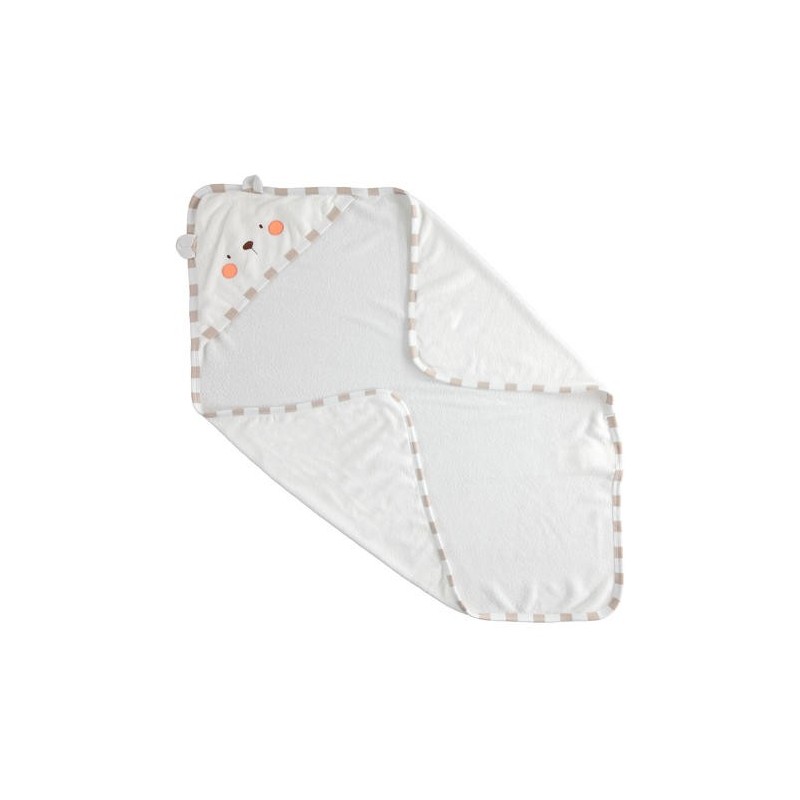 Accappatoio unisex iDo in spugna 100% cotone variante colore unico per neonati