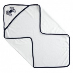 Accappatoio iDo in spugna 100% cotone variante colore unico per neonata