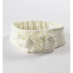 Elegante fascia iDo in cotone stretch variante colore unico per neonata