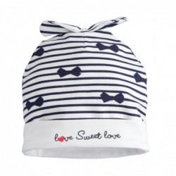 Cuffia iDo in cotone stretch variante colore unico per neonata