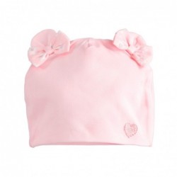 Cuffia iDo in cotone stretch variante colore unico per neonata