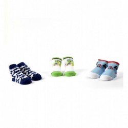 Set 3 calzini iDo in cotone variante colore unico per neonato