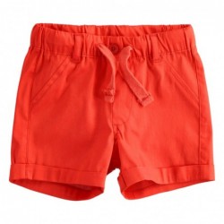 Pantaloncino iDo in popeline stretch variante colore unico per neonato da 3 a 6 mesi