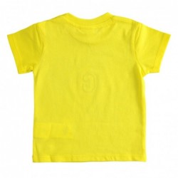 T-shirt manica corta iDo in cotone variante colore unico per neonato da 3 a 6 mesi