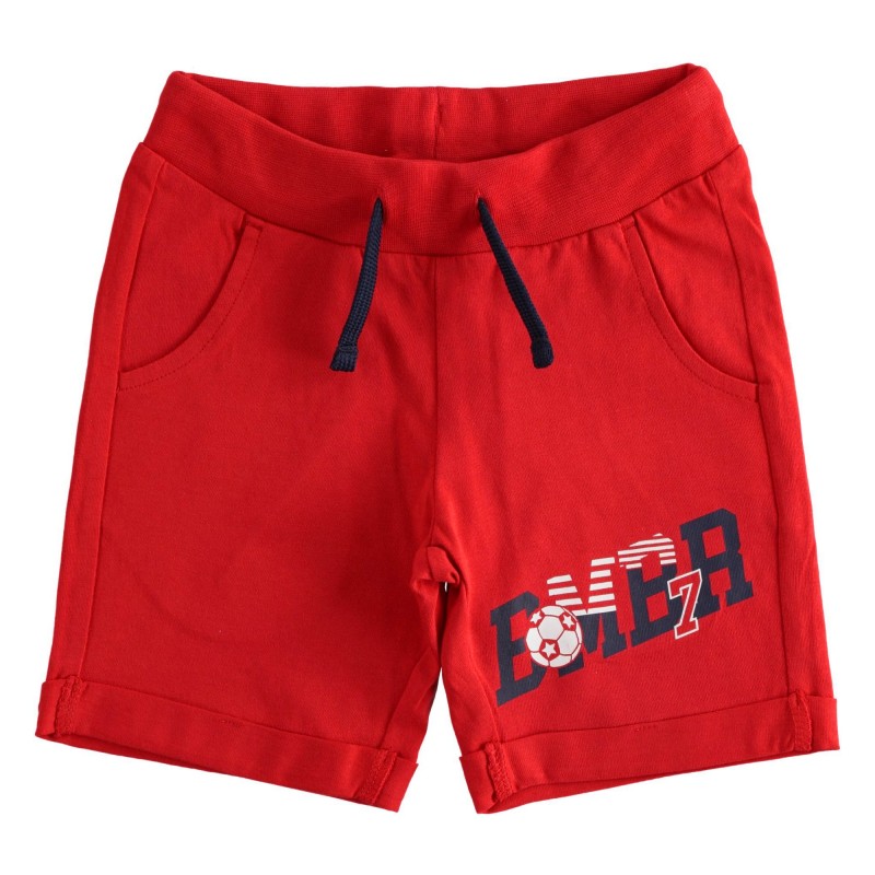 Pantaloncino iDo in jersey 100% cotone in quattro varianti colore per bambino da 6 mesi a 7 anni