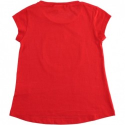 T-shirt manica corta iDO 100% cotone variante colore unico per ragazza da 8 a 16 anni