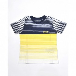 T-shirt manica corta Guess in cotone organico variante colore unico per bambino da 3 a 24 mesi