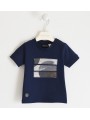 T-shirt manica corta Sarabanda in jersey 100% cotone variante colore unico per bambino da 9 mesi a 7 anni