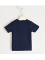 T-shirt manica corta Sarabanda in jersey 100% cotone variante colore unico per bambino da 9 mesi a 7 anni