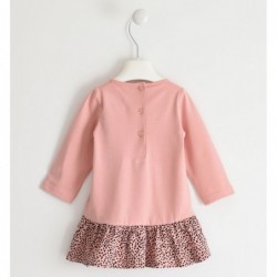 Abito iDo in cotone variante colore unico per bambina da 6 mesi a 7 anni