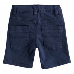 Bermuda Sarabanda slim fit in twill di cotone stretch in tre varianti colore per bambino da 9 mesi a 7 anni