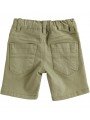 Bermuda Sarabanda slim fit in twill di cotone stretch in tre varianti colore per bambino da 9 mesi a 7 anni