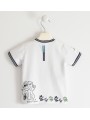 T-shirt manica corta Sarabanda interpreta 500 in cotone organico variante colore unico per bambino da 9 mesi a 7 anni