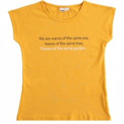 T-shirt manica corta iDo in jersey di cotone variante colore unico per ragazza da 8 a 16 anni